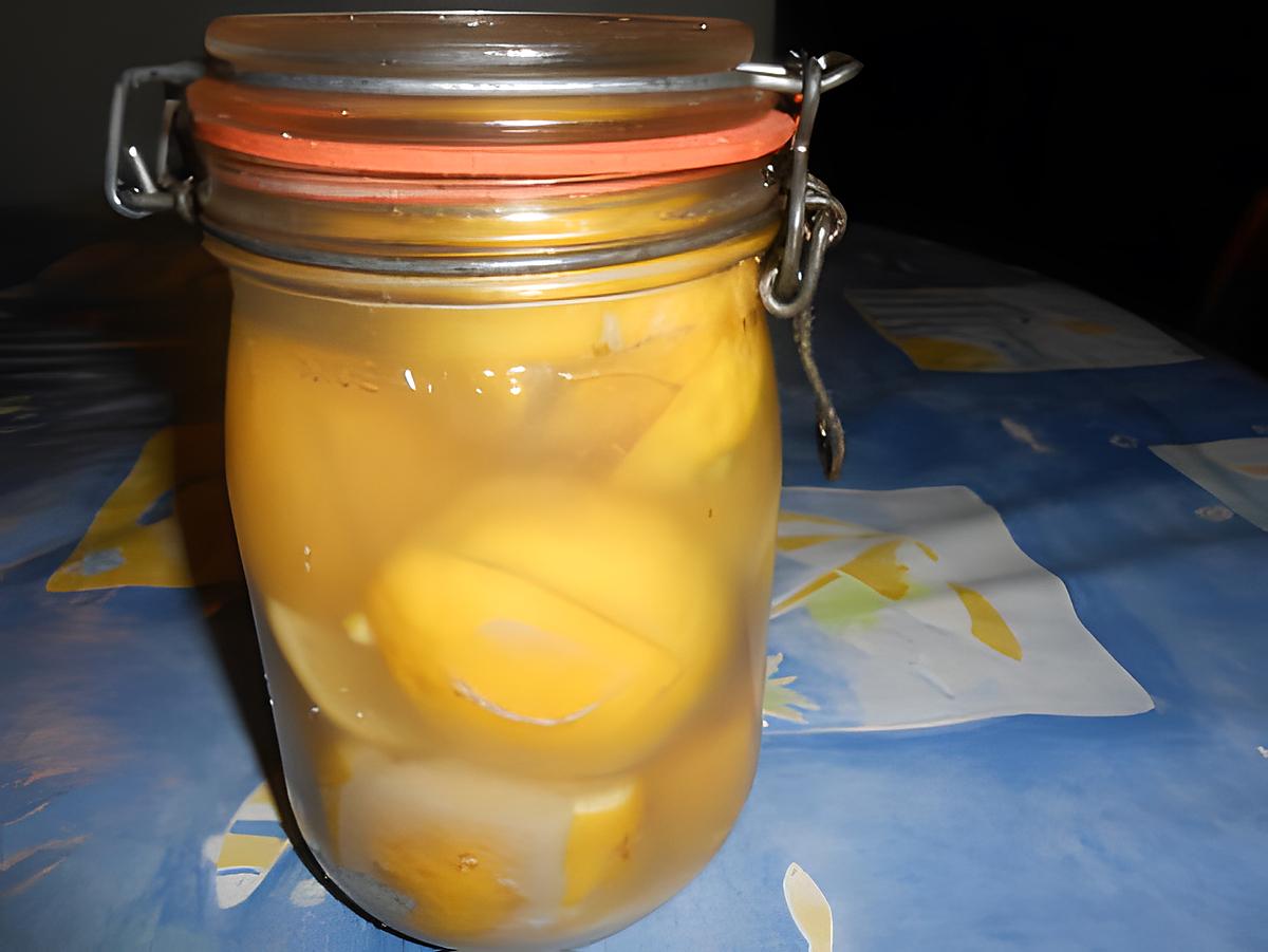 recette Citrons confits