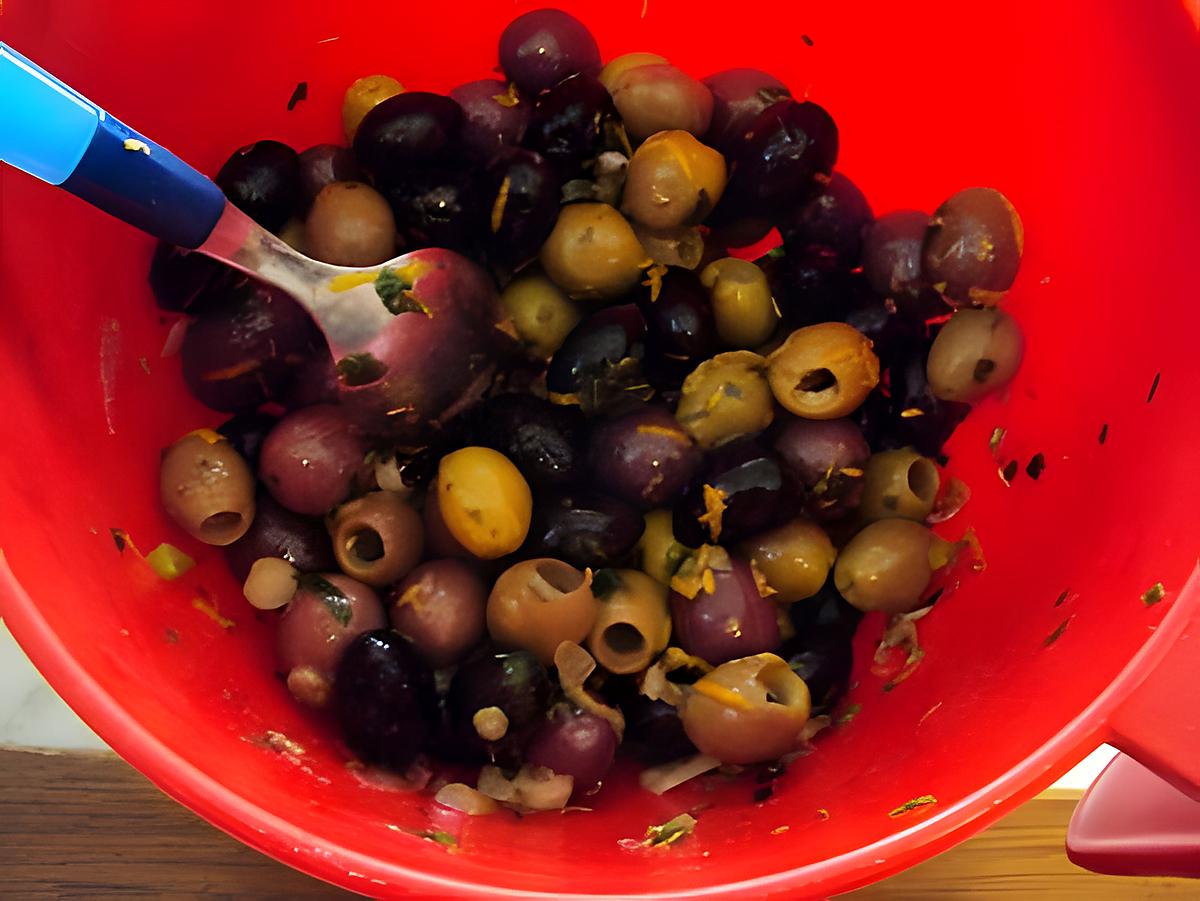 recette Tapas : olives au fenouil, cumin, et autres