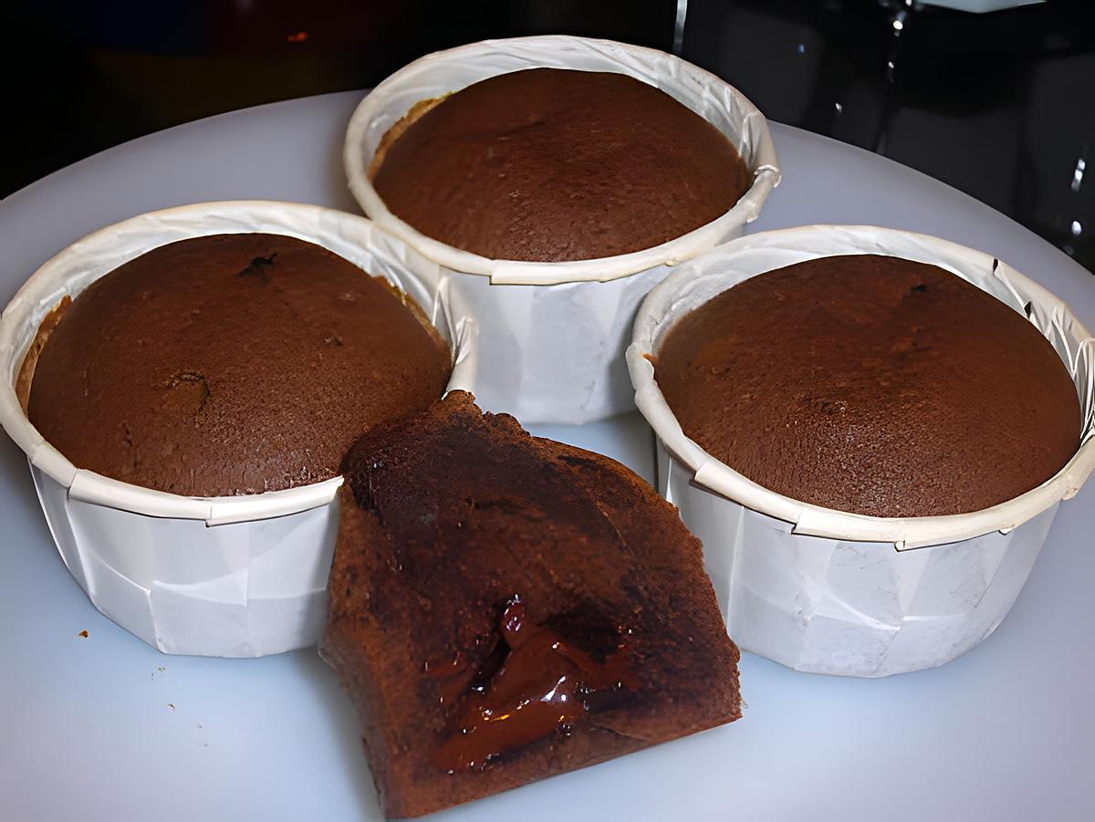 recette Muffins chocolat coeur fondant