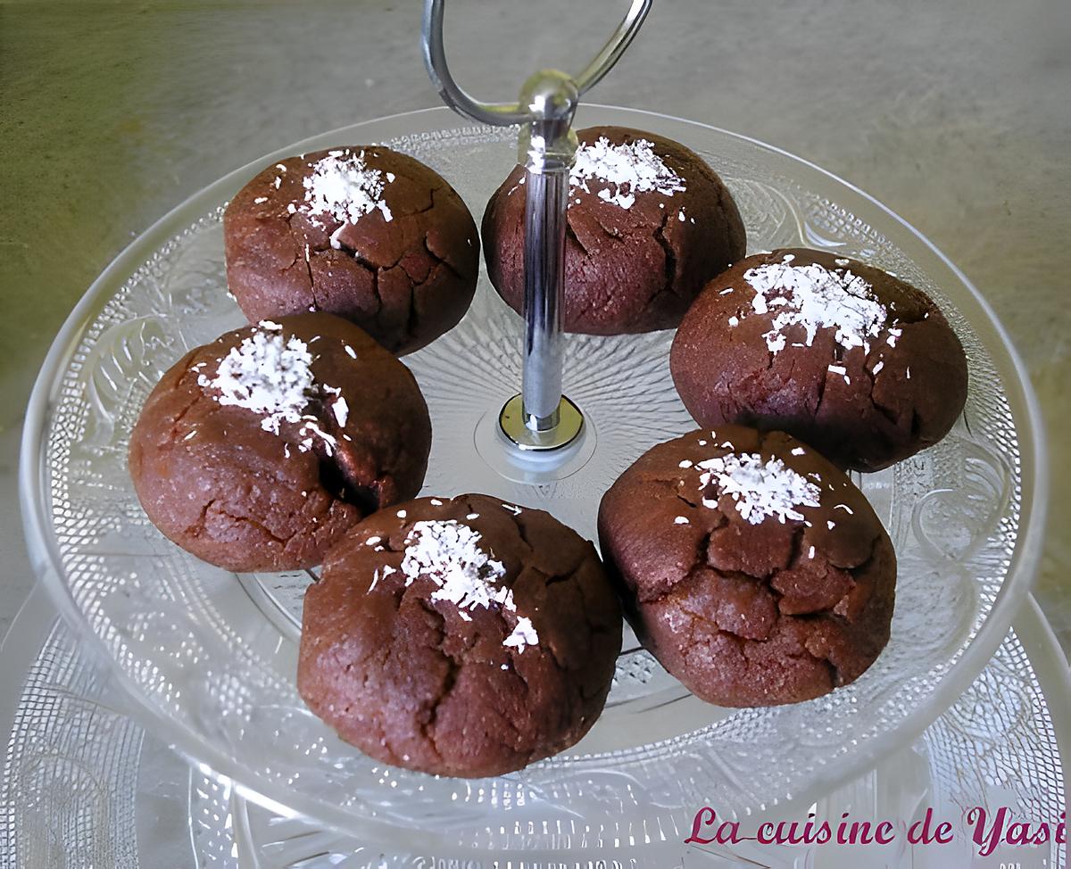 recette Biscuits au chocolat imbibés de sirop