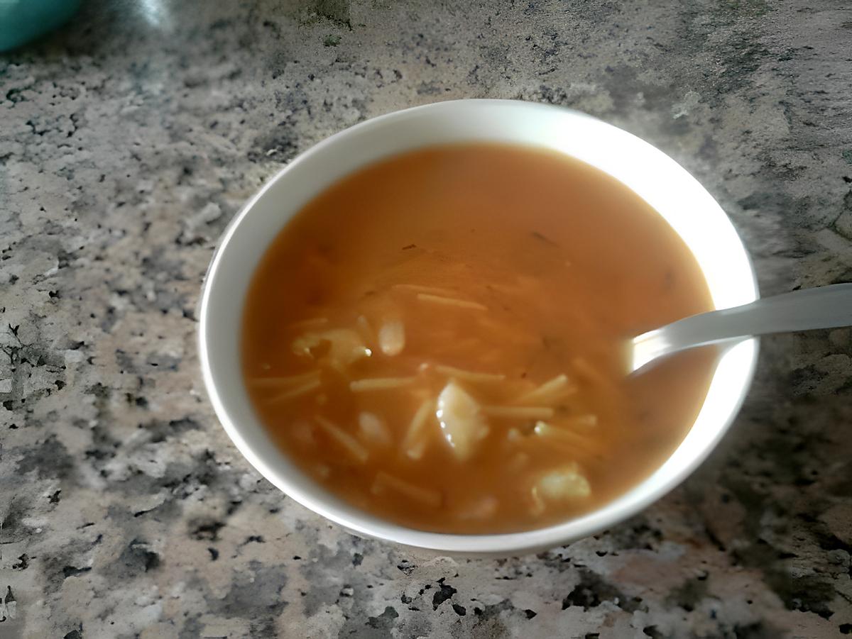 recette Soupe aux crevettes