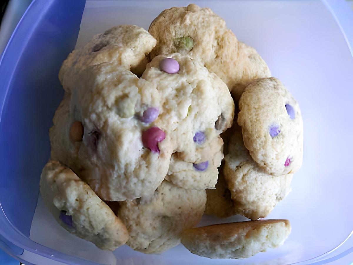 recette cookies au smarties
