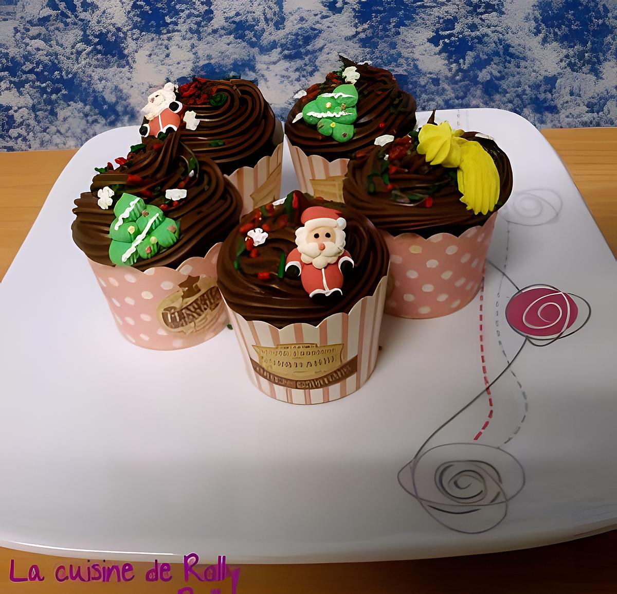 recette Cupcakes chocolat épices de Noël
