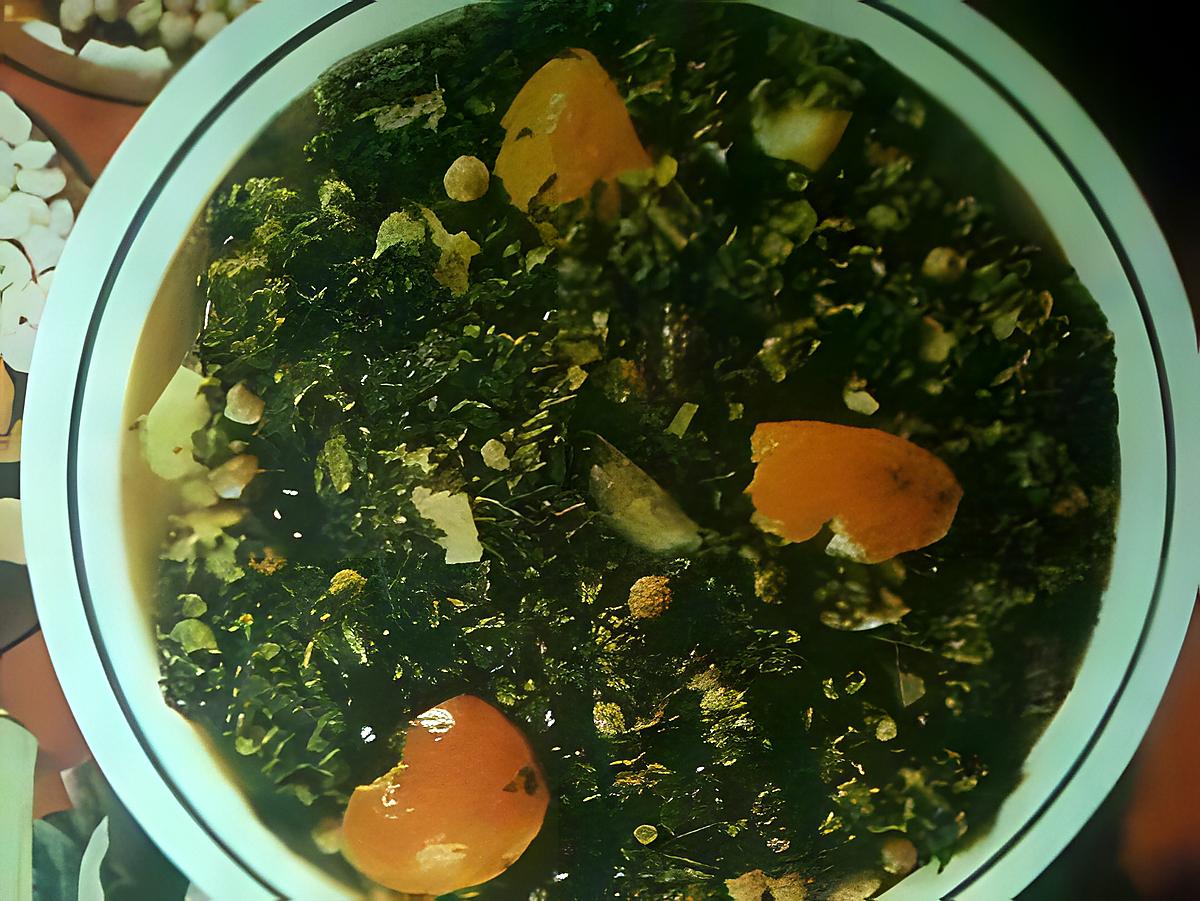 recette mauve aux légumes (khoubbiz)