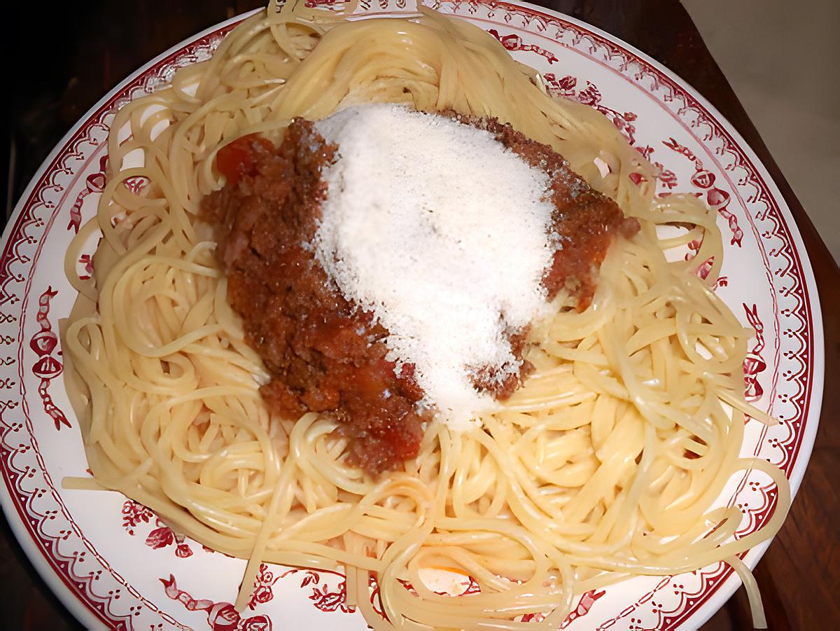 recette Spaghetti a la bolognaise