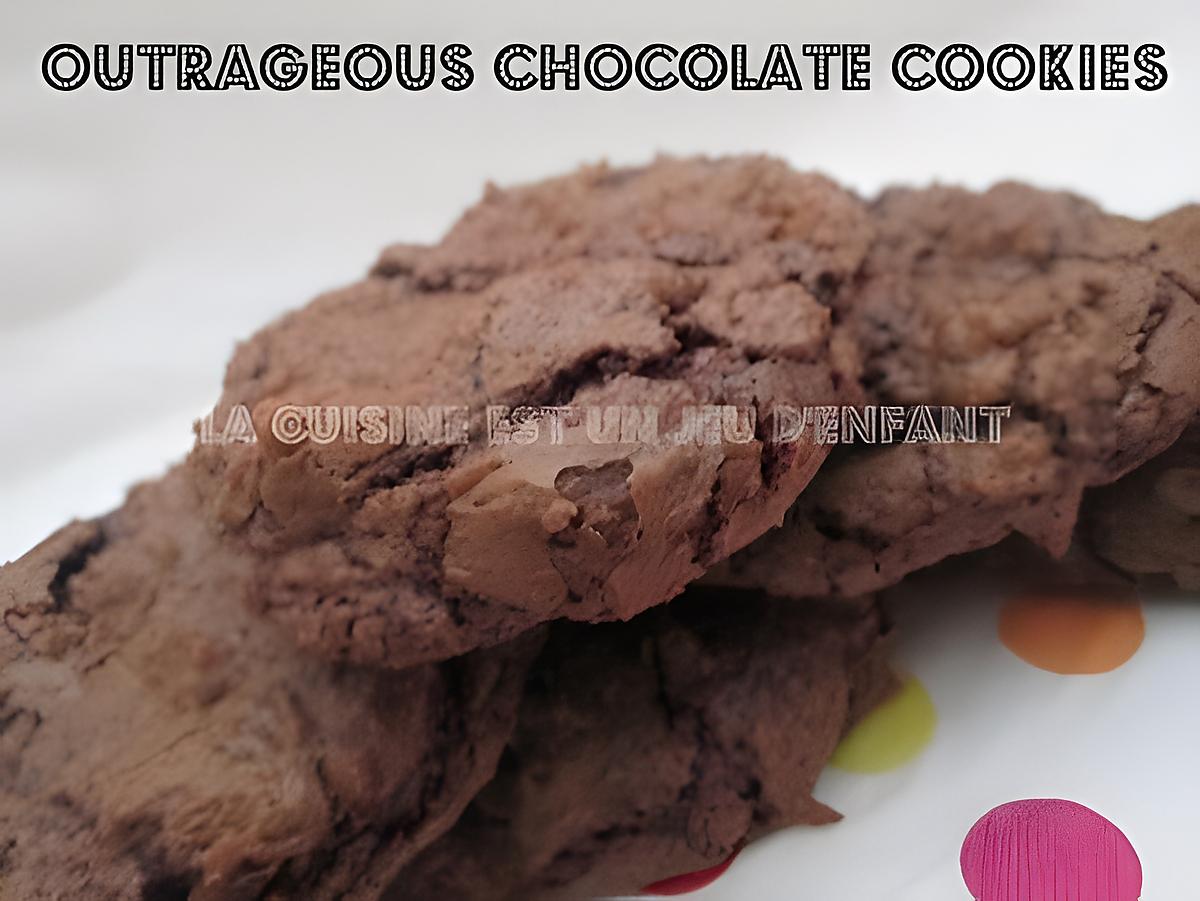 recette Outrageous chocolate cookies de Martha Stewart