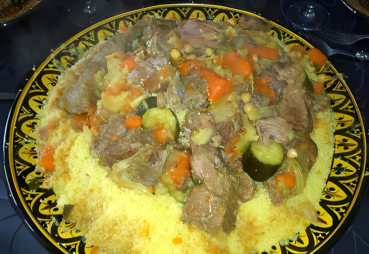 recette Mon couscous à la marocaine