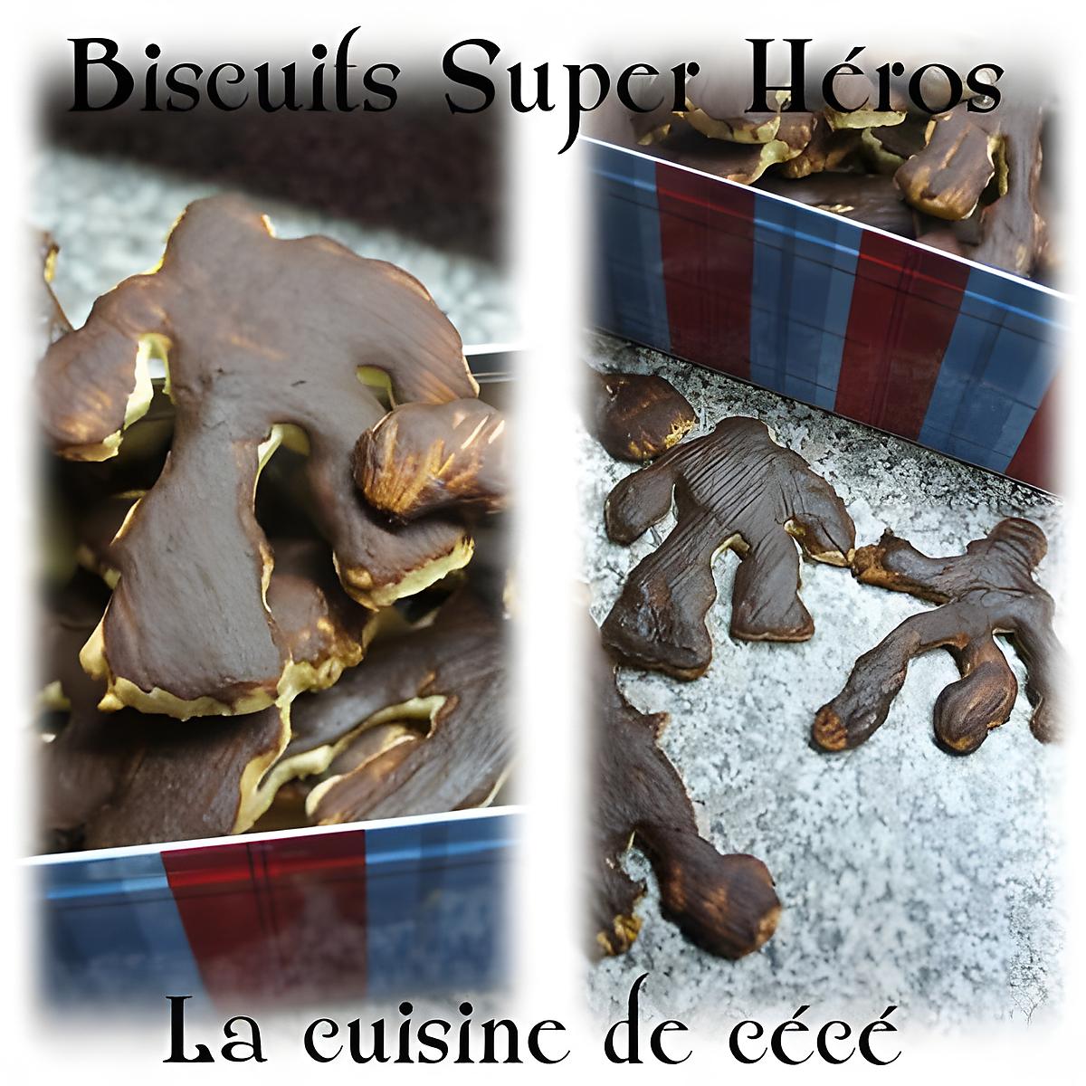 recette Biscuits super héros