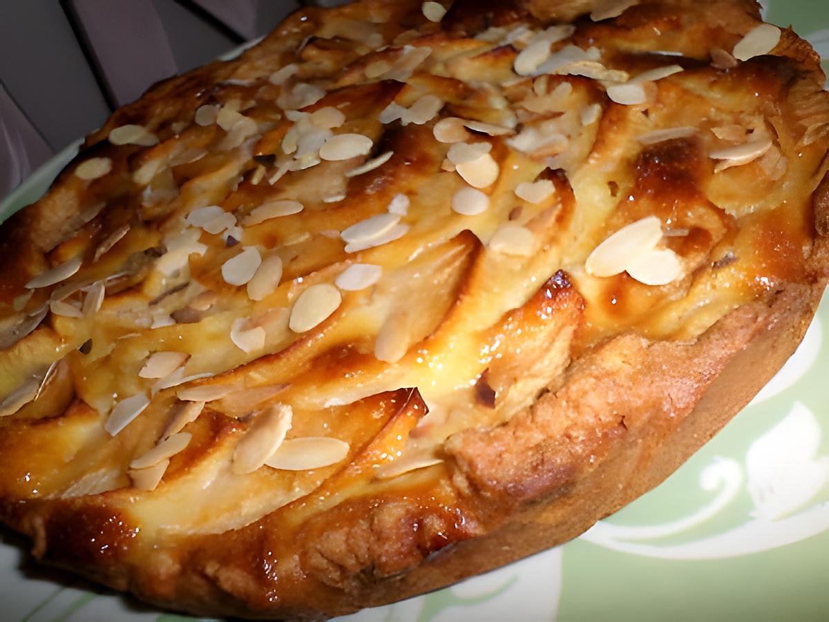 recette Tarte aux pommes à la créme mascarpone