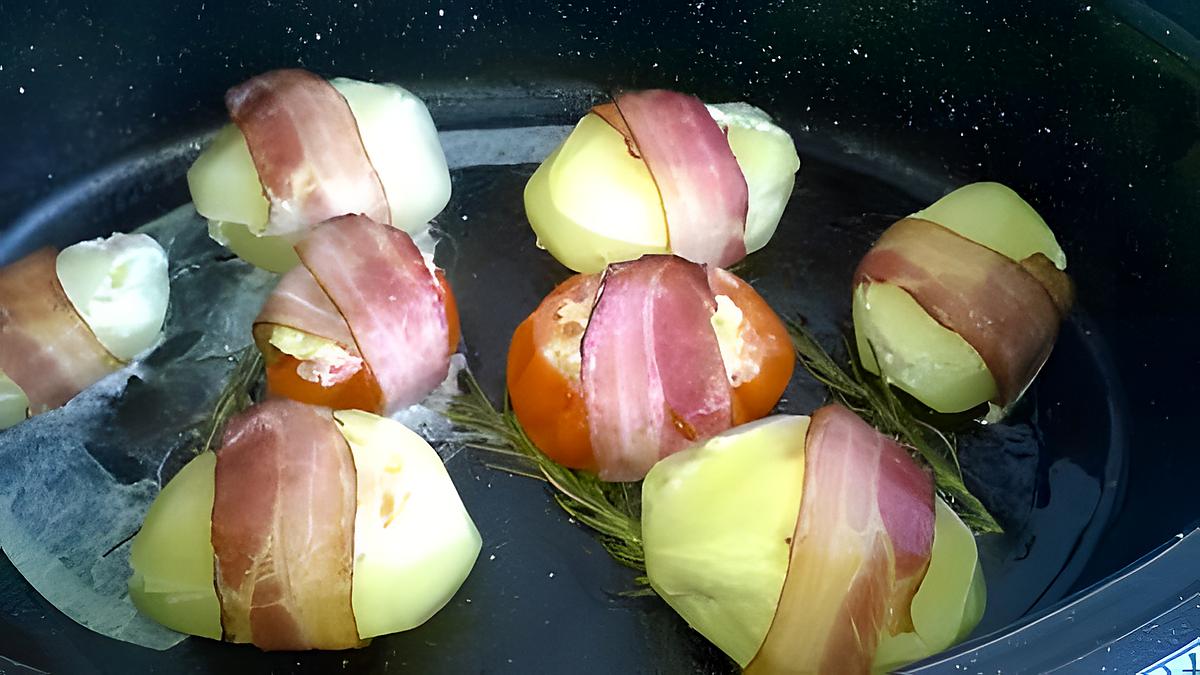recette pomme de terre farci aux courgettes