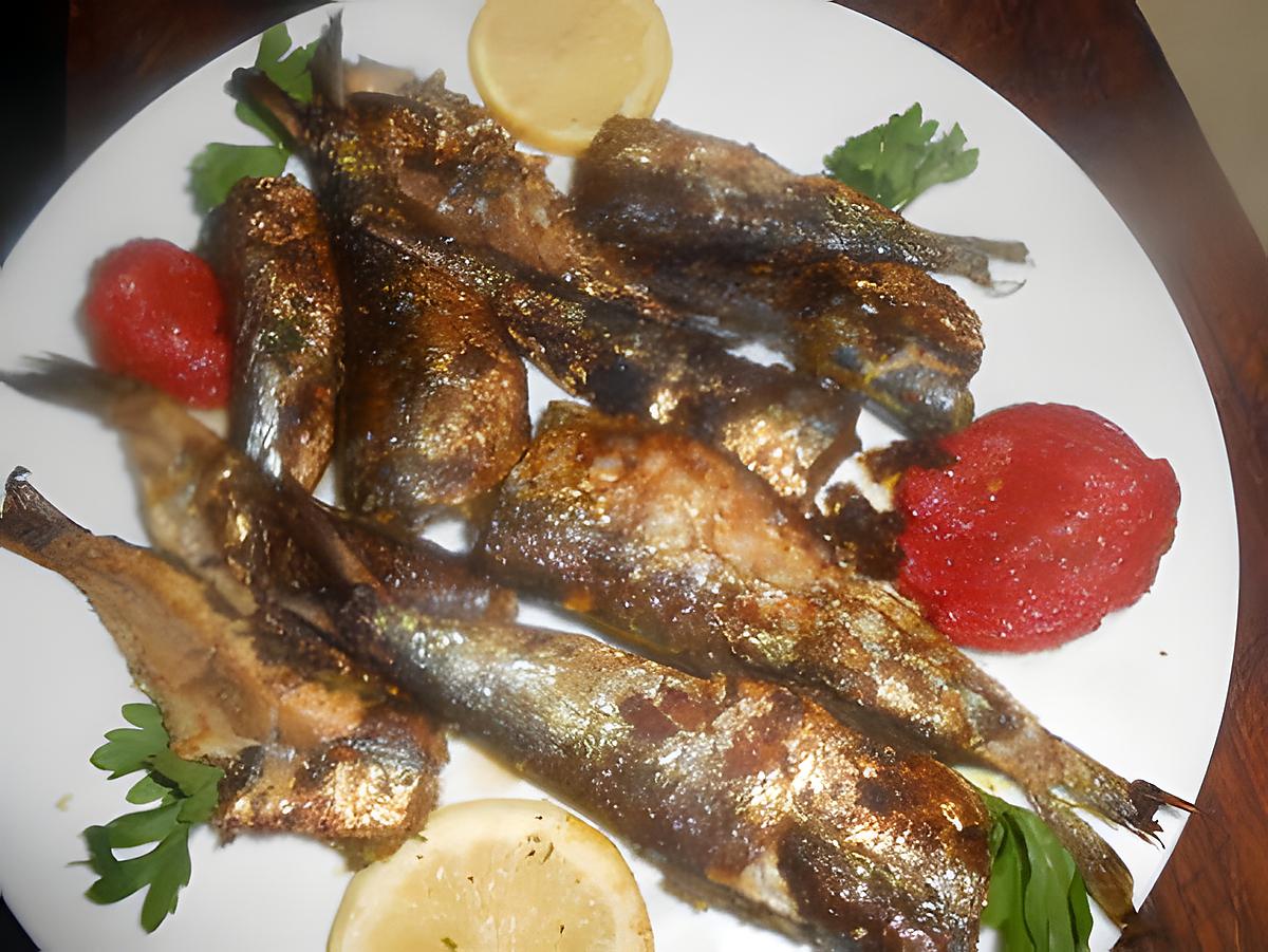 recette Filets de sardines farcis et grillés