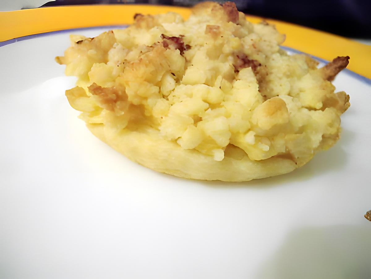 recette Tartelettes aux pommes et crumble