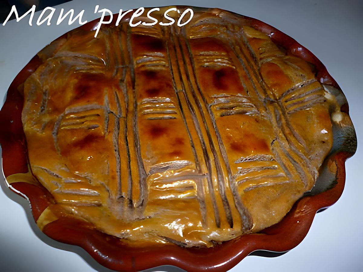 recette Galette comtoise au lait d'amandes chocolaté (sans plv)