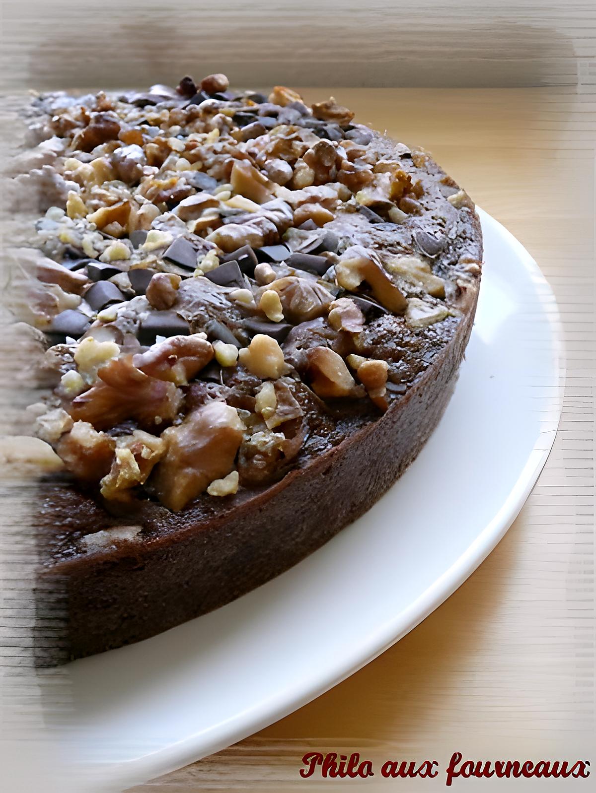 recette Gâteau au chocolat & aux flocons d'avoine