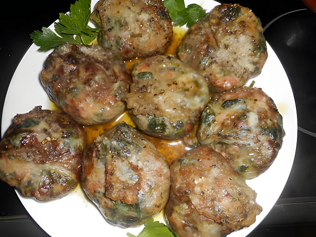 recette Caillettes aux foies de volaille