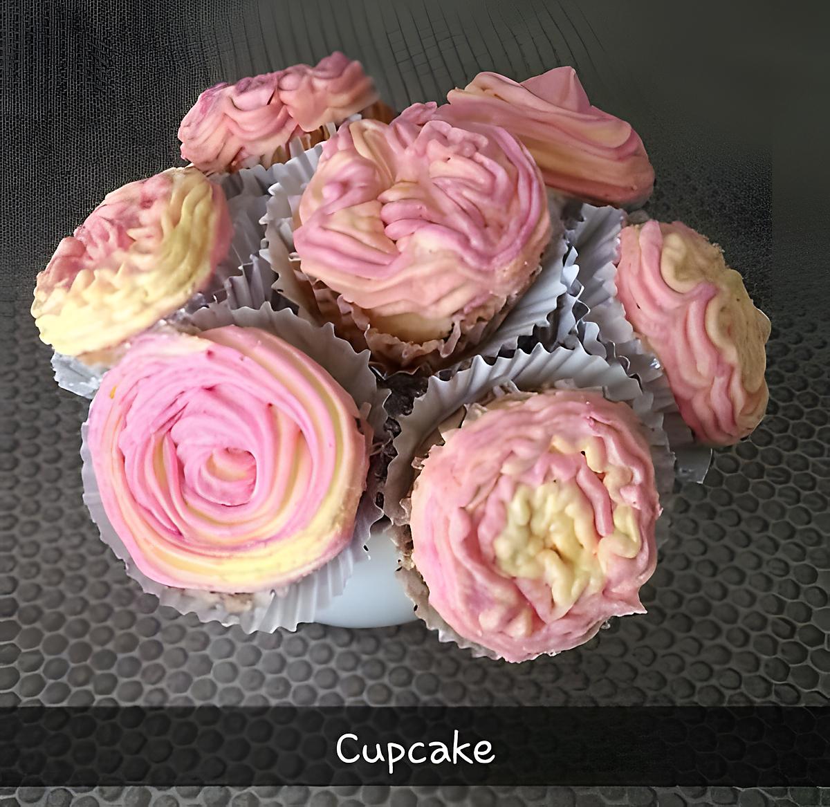 recette Cupcakes en bouquet