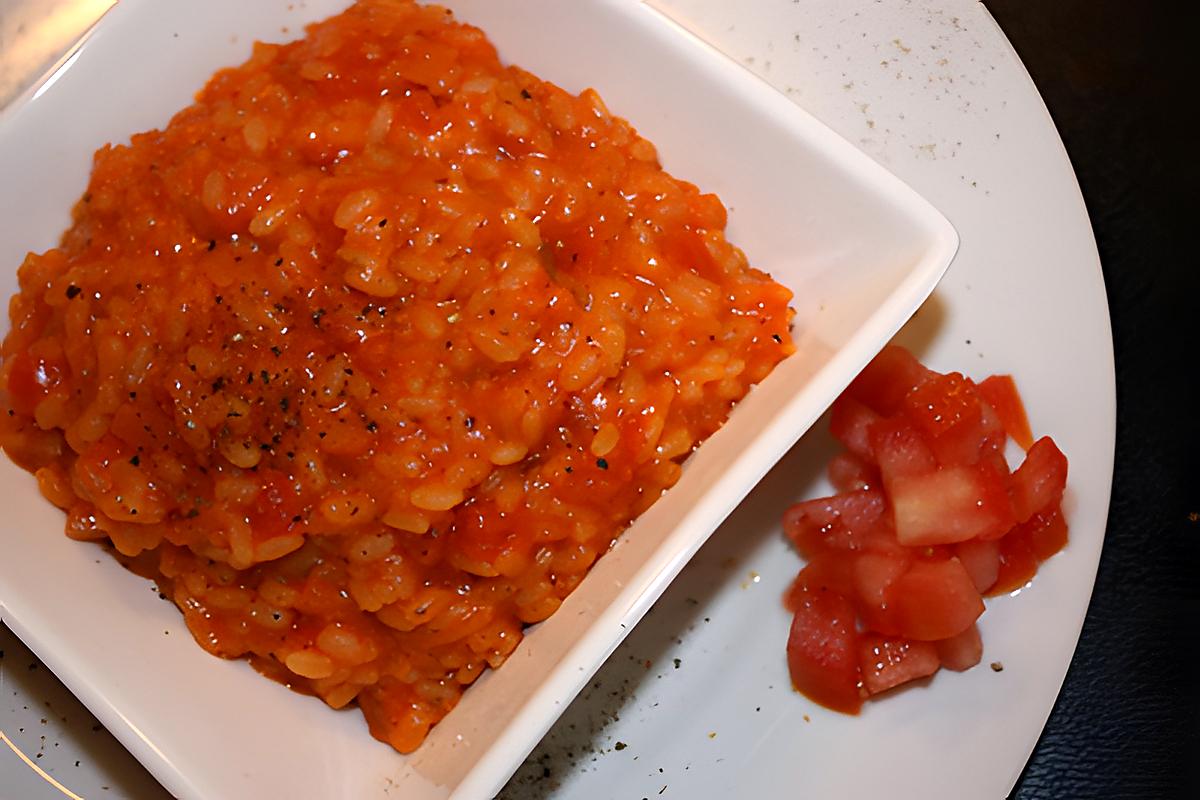 recette Risotto à la tomate