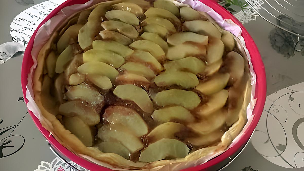 recette tarte au pommes speculoos