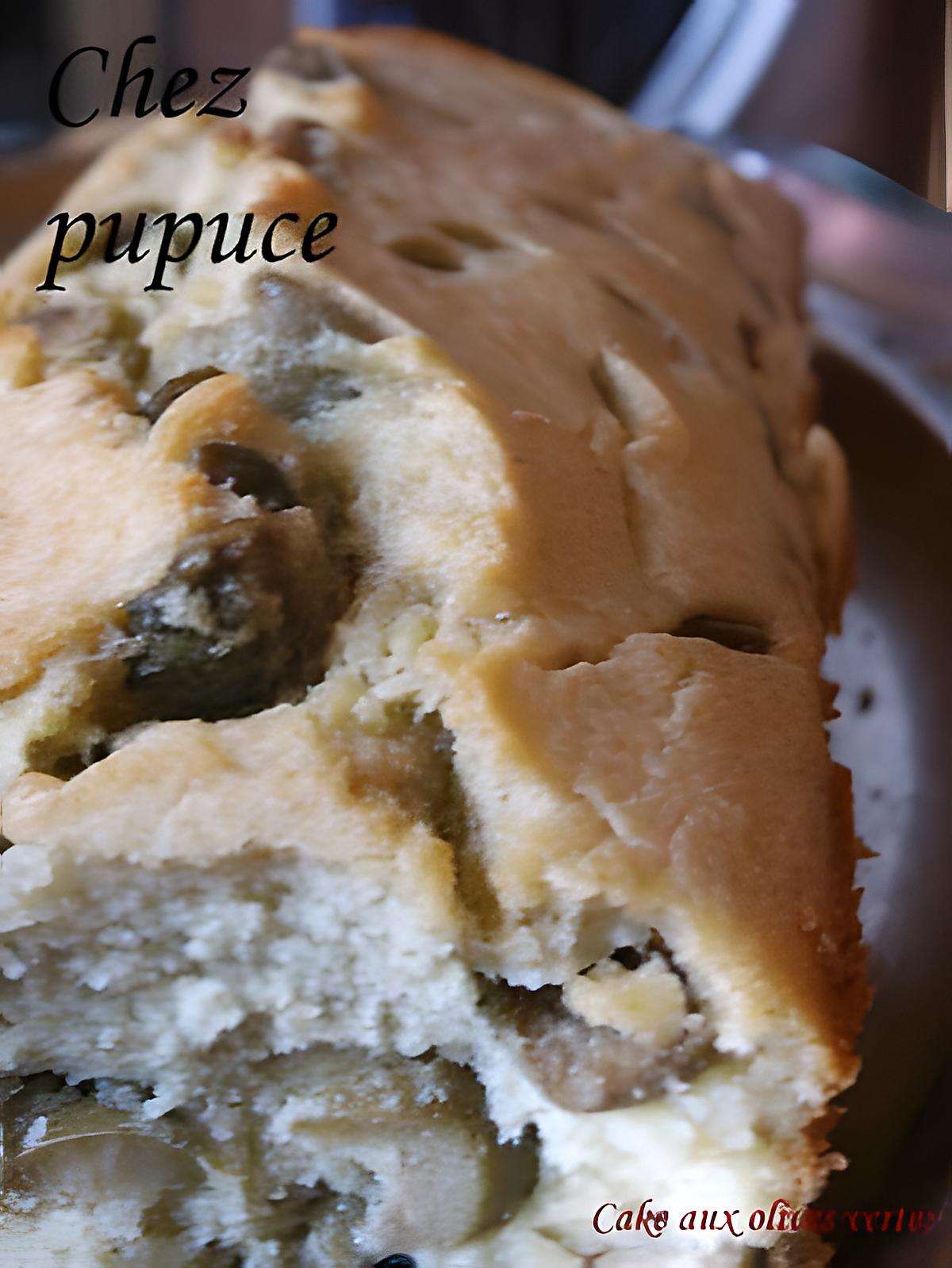 recette Cake aux olives vertes