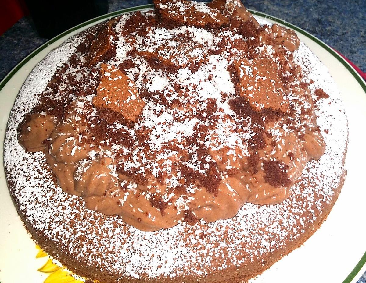 recette Gateau chocolat bananes - Maulwurfkuchen