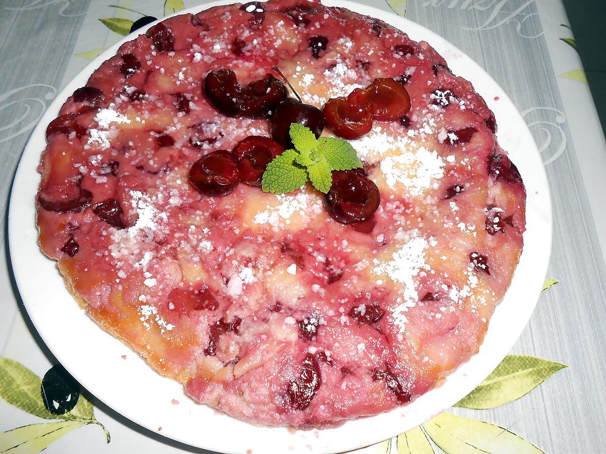 recette TORTA DI CILIEGIE E MASCARPONE (DESSERT AUX CERISES)