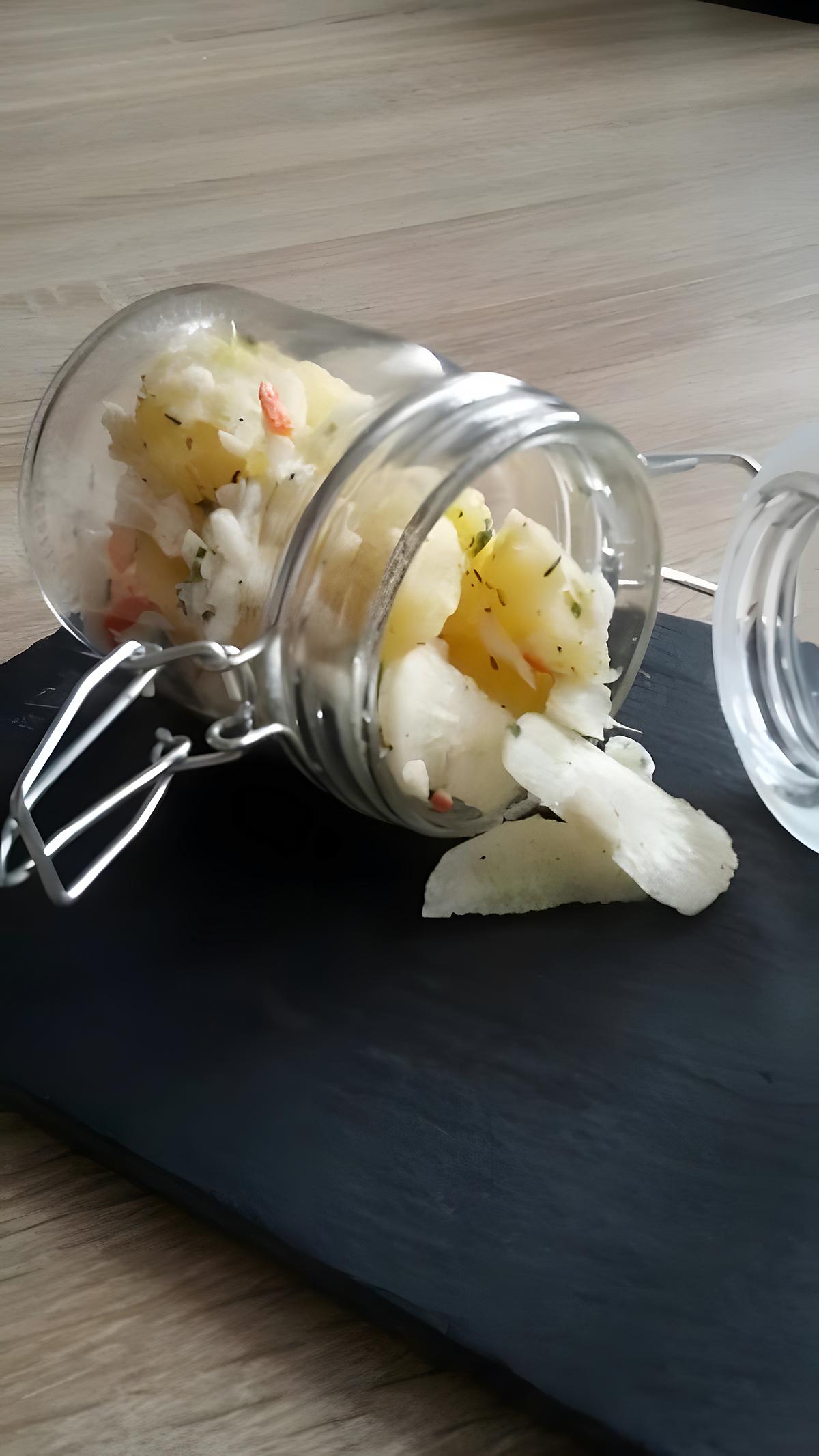 recette Salade de radis noirs - pommes de terre