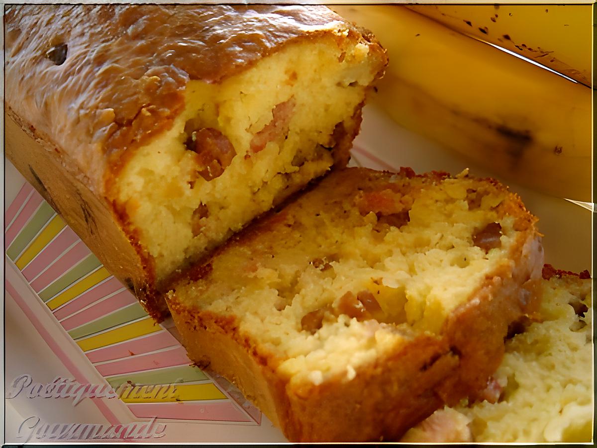 recette Cake au lard,banane et gingembre