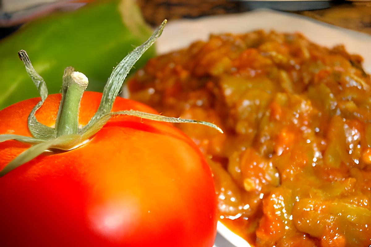 recette poivrons grillés a la tomate( à la marocaine)