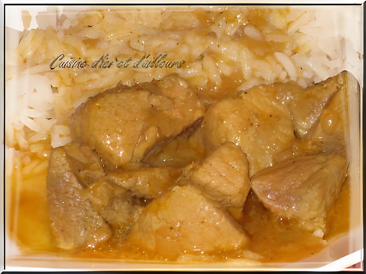 recette Saute de porc au curry