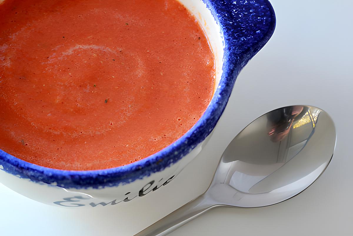 recette Soupe de poivrons rouges
