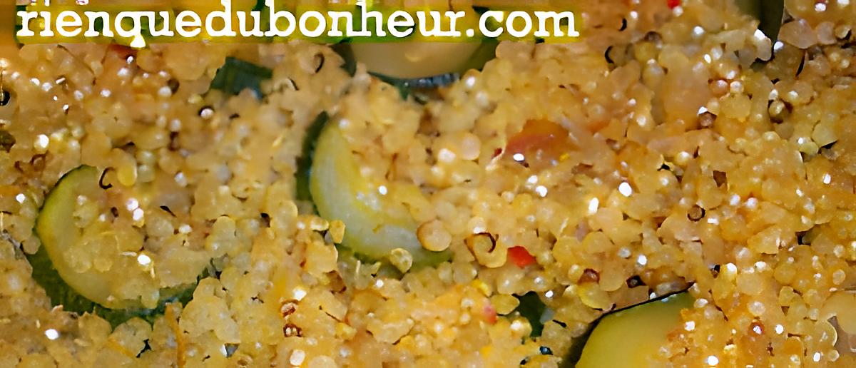 recette Quinoa aux légumes fondants, sésame et noisettes concassées, façon risotto
