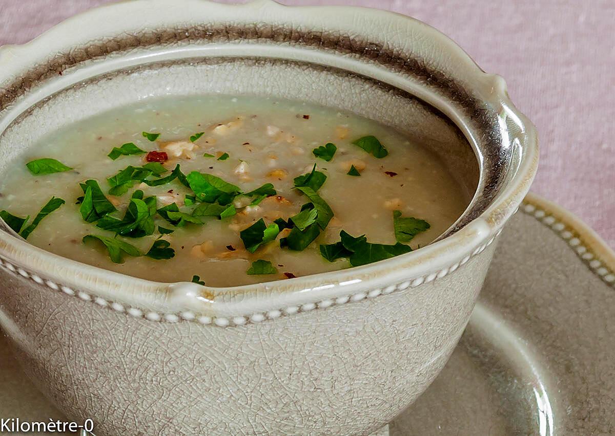 recette Soupe aux topinambours et noisettes