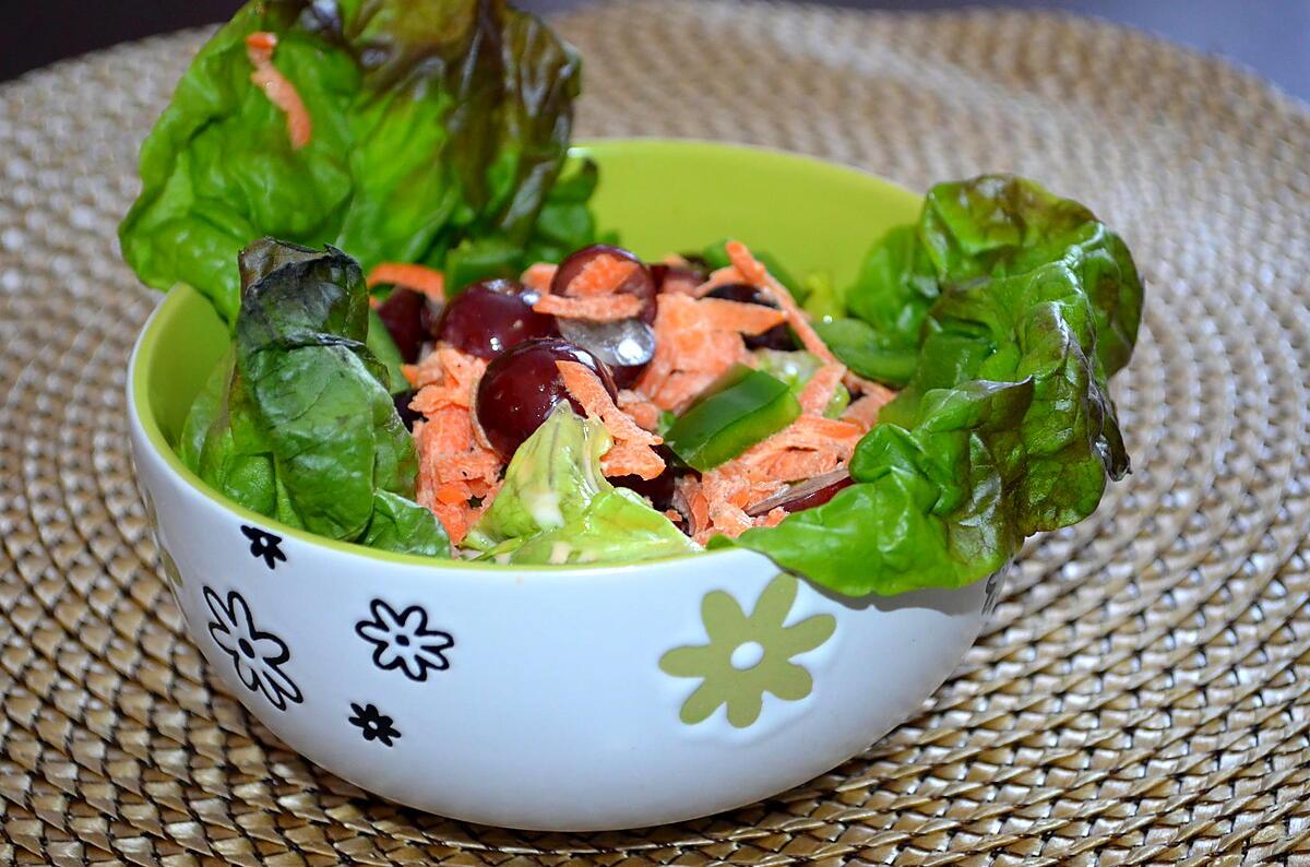 recette Salade carottes-raisins