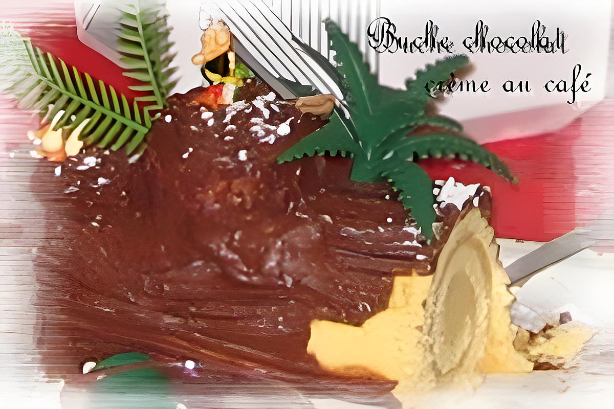 recette Buche de Noel chocolat & café
