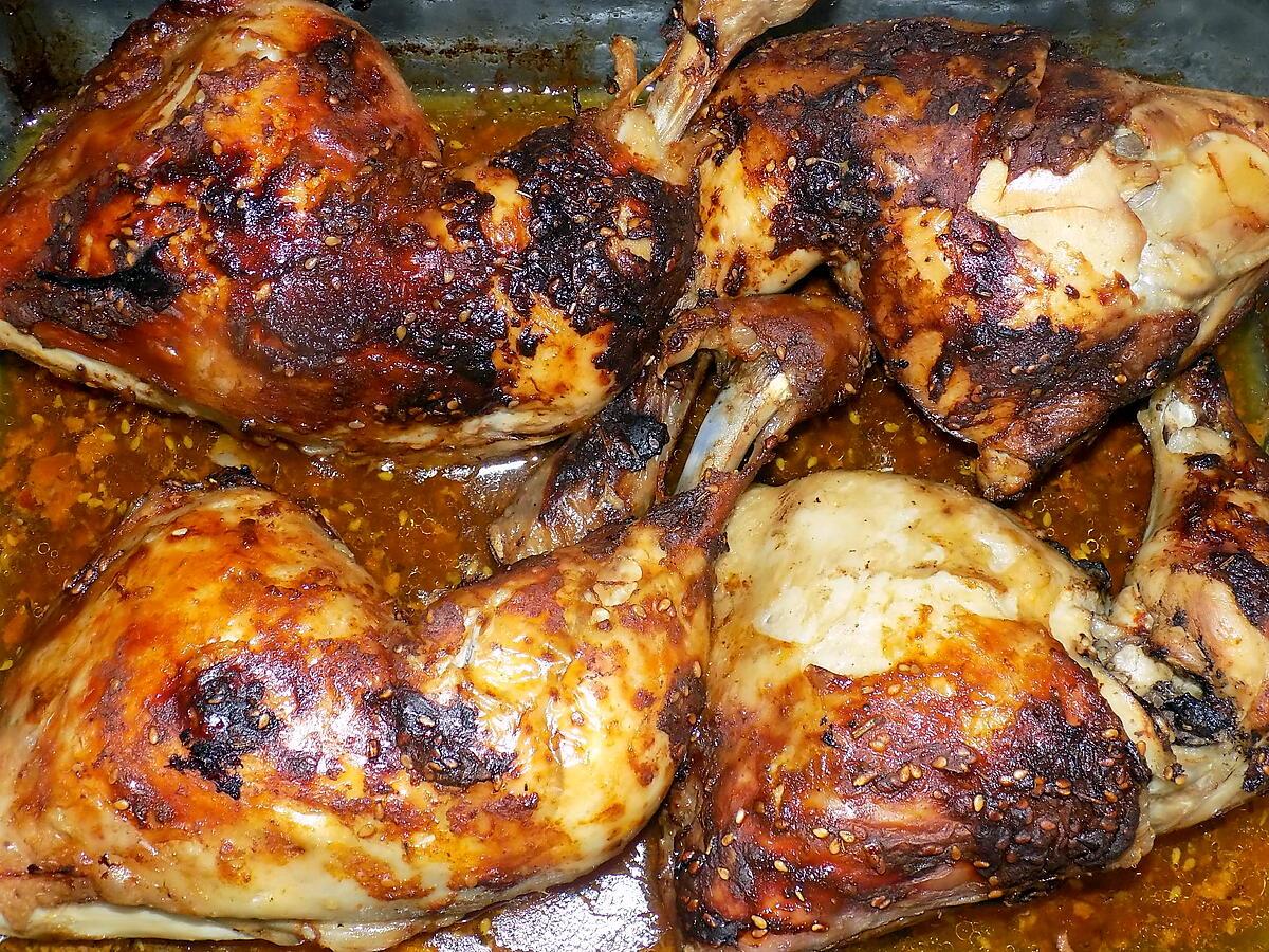 recette Cuisses de poulet rôties (compatible dukan)