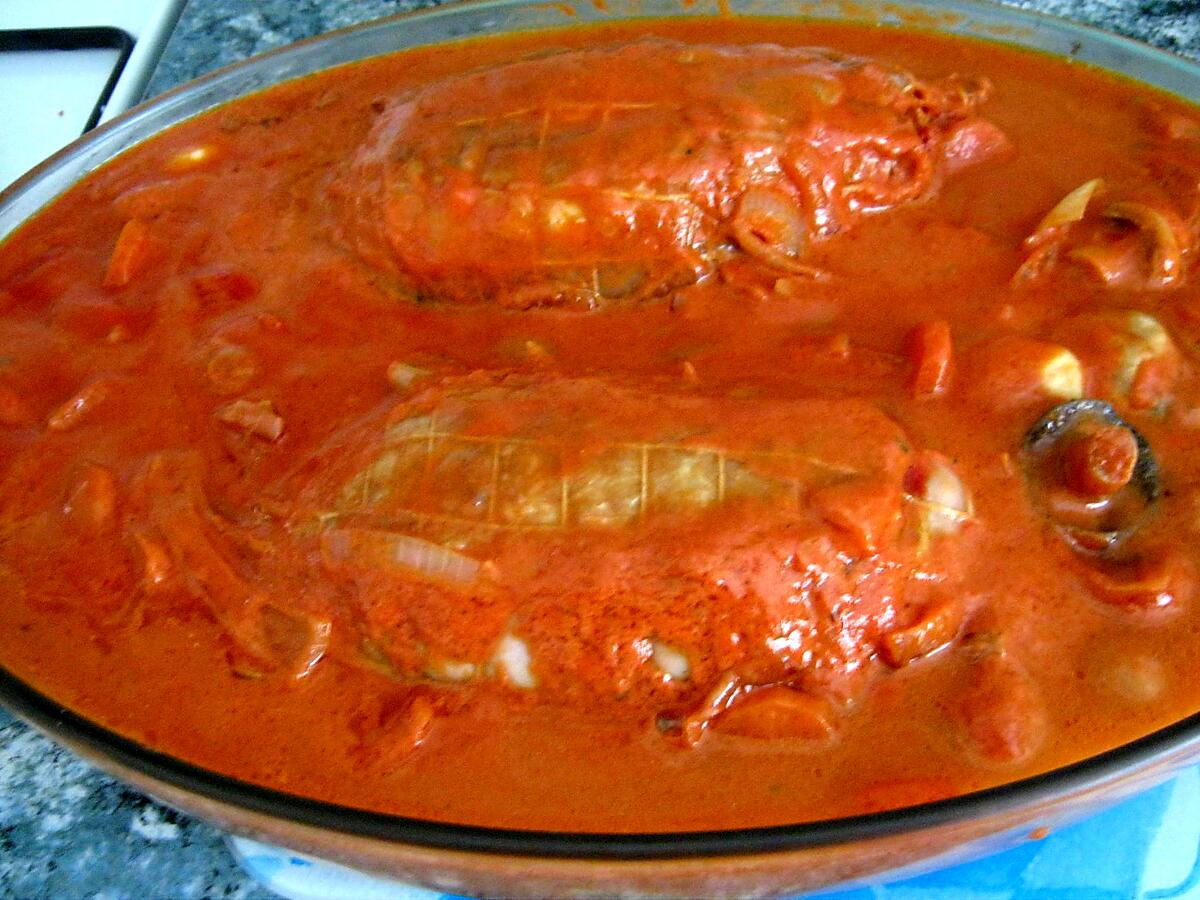 recette roti de dindonneau au four sauce tomate