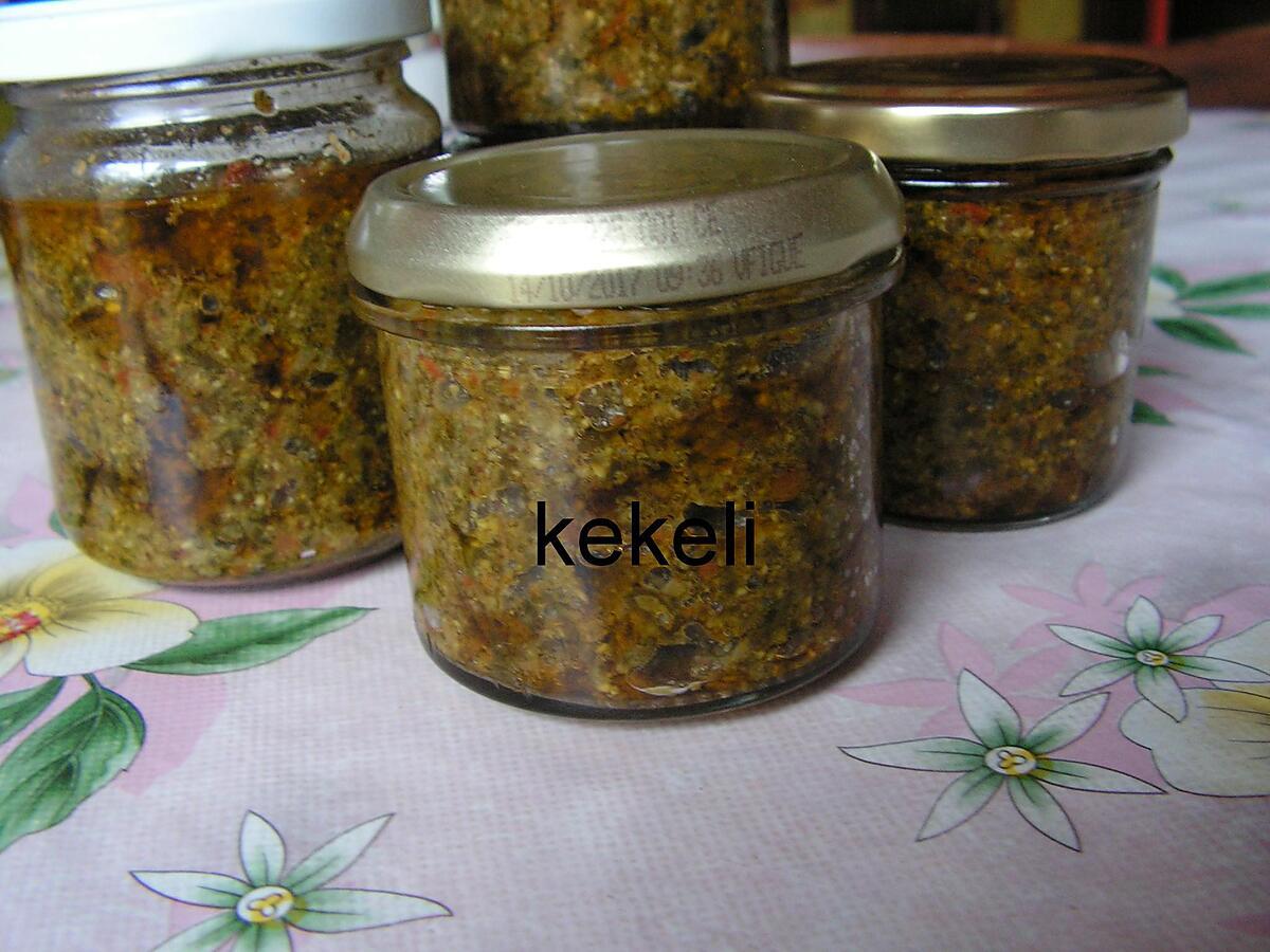 recette Pesto Rosso d'ail des ours (stérilisé)
