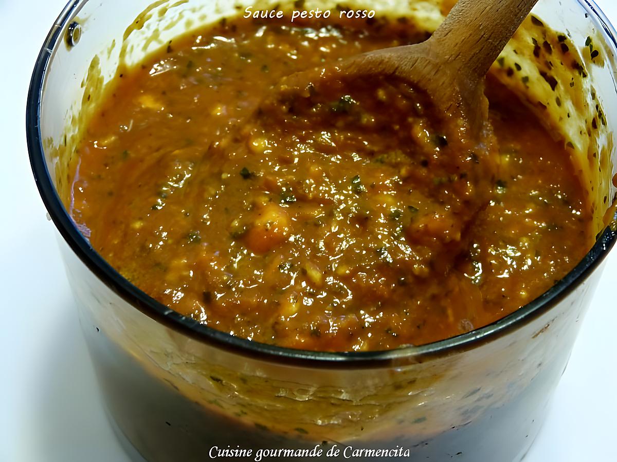 recette Pesto de tomate (pesto rosso Italie)