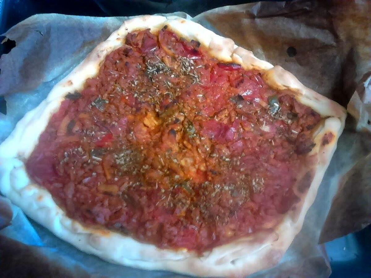 recette pizza a la viande  '' etli pide turc ''