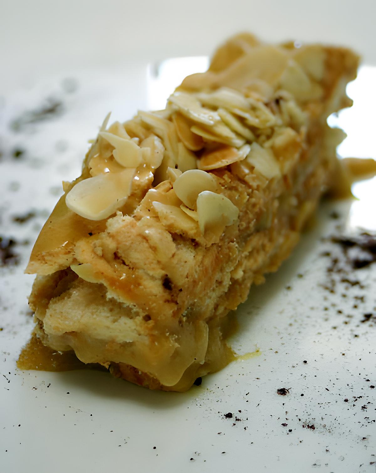 recette "Sans Rival": Millefeuille de Macarons à la crème Moka