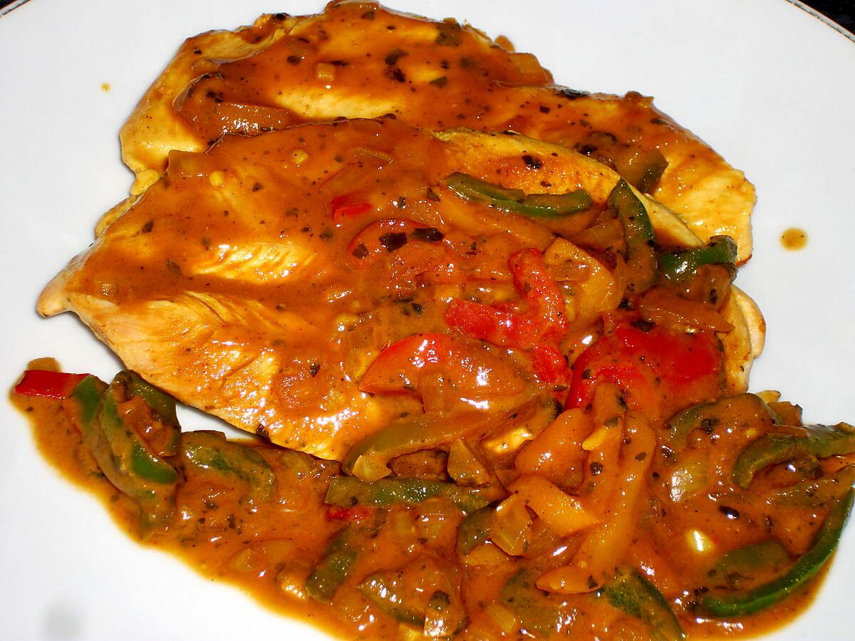 recette Escalope de dinde sauce curry coco