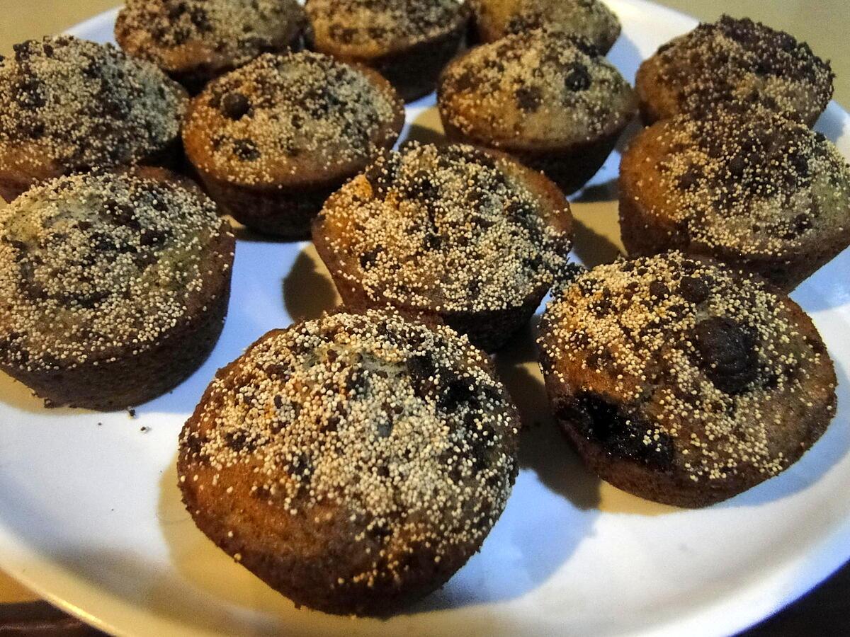 recette Muffins aux amandes et aux graines de pavot