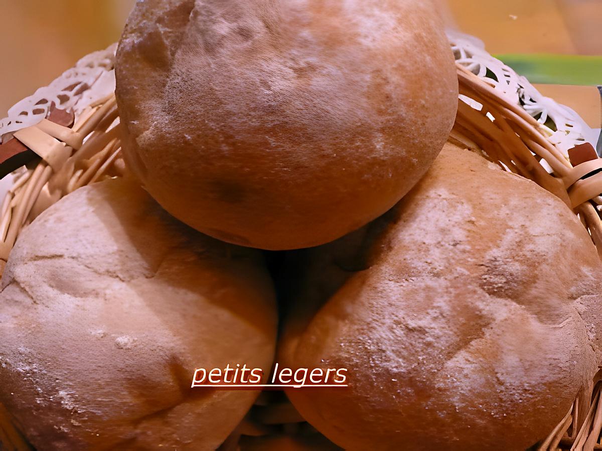 recette petits pains  legers