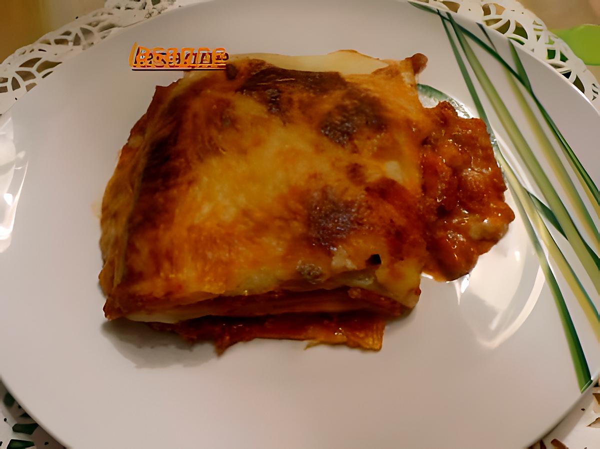recette lasagne à la bolognaise