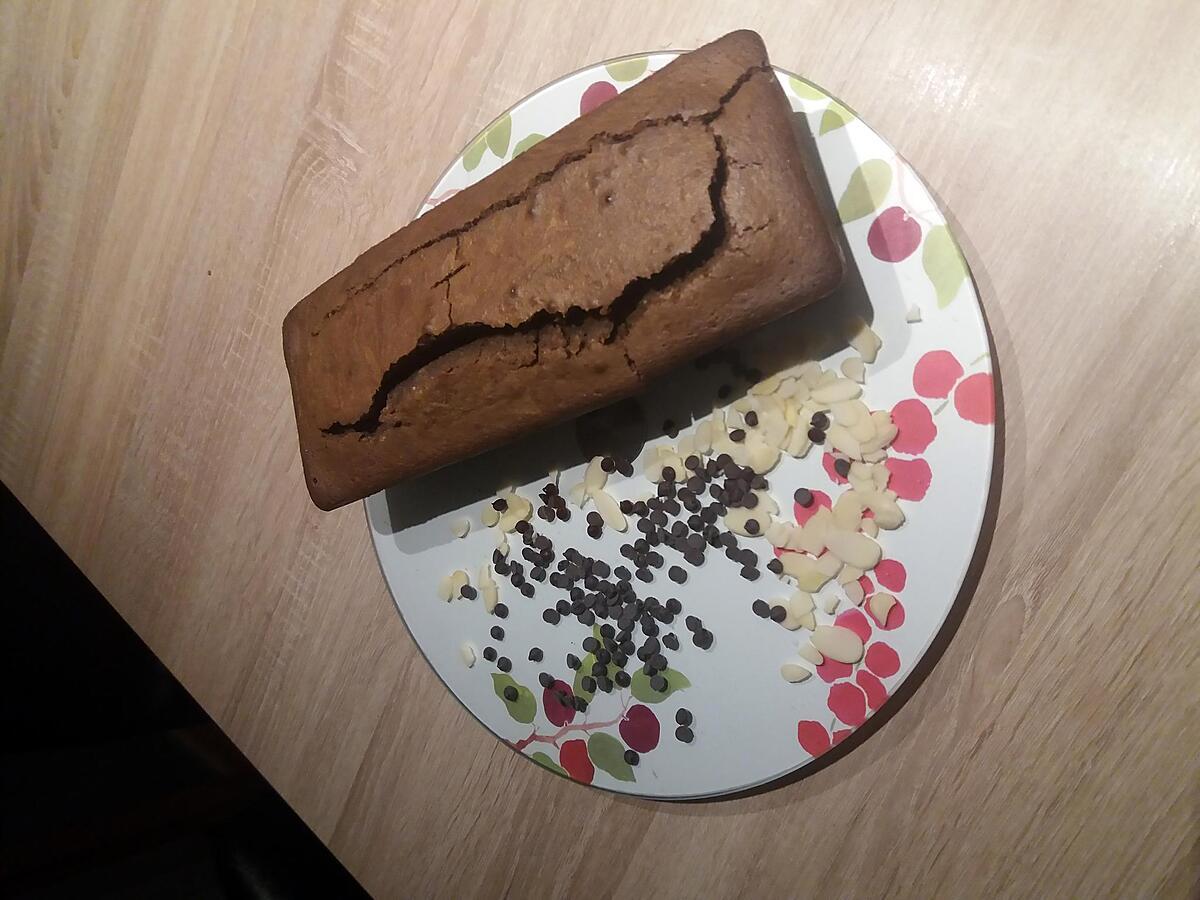 recette Cake moelleux  chocolat frangipane