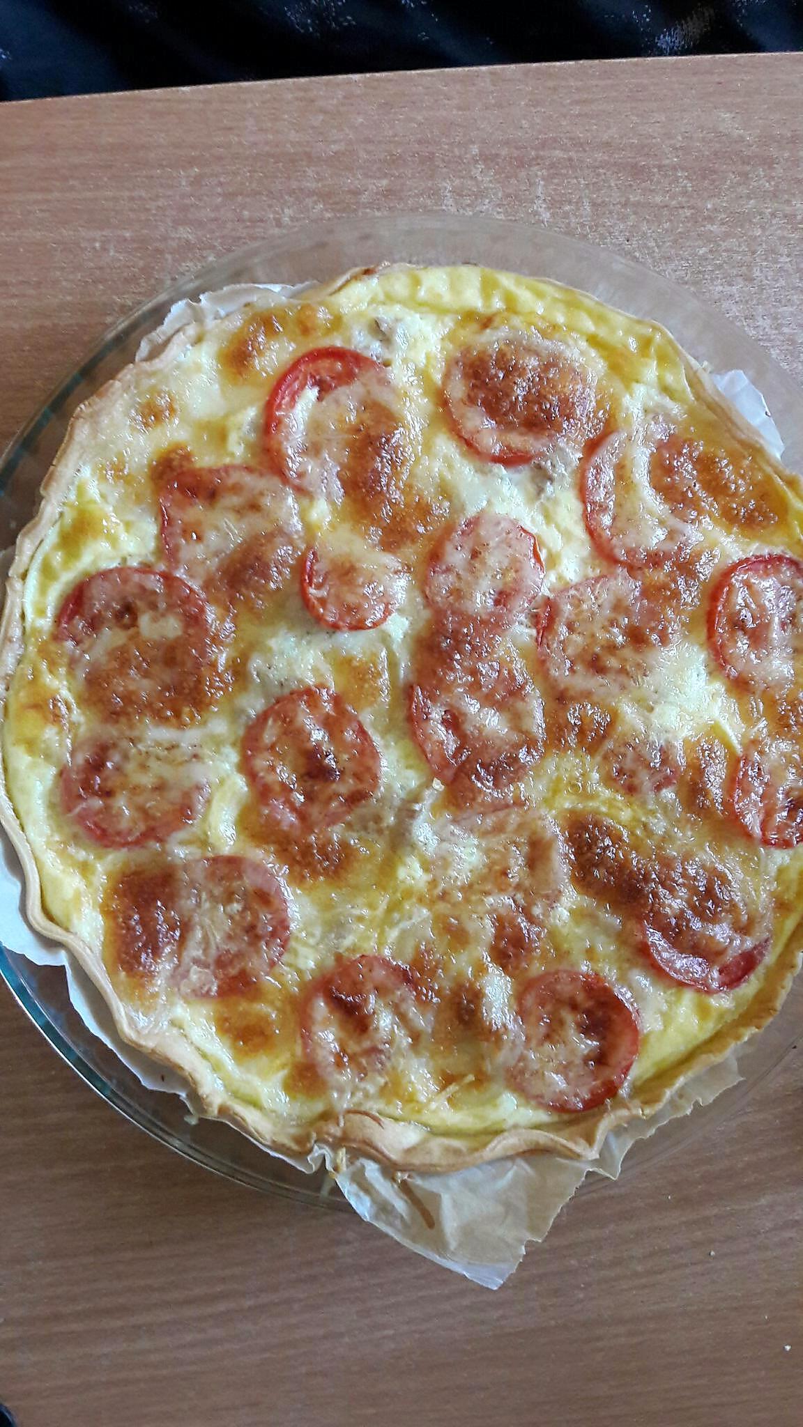 recette Quiche tomates, thon, mozzarella