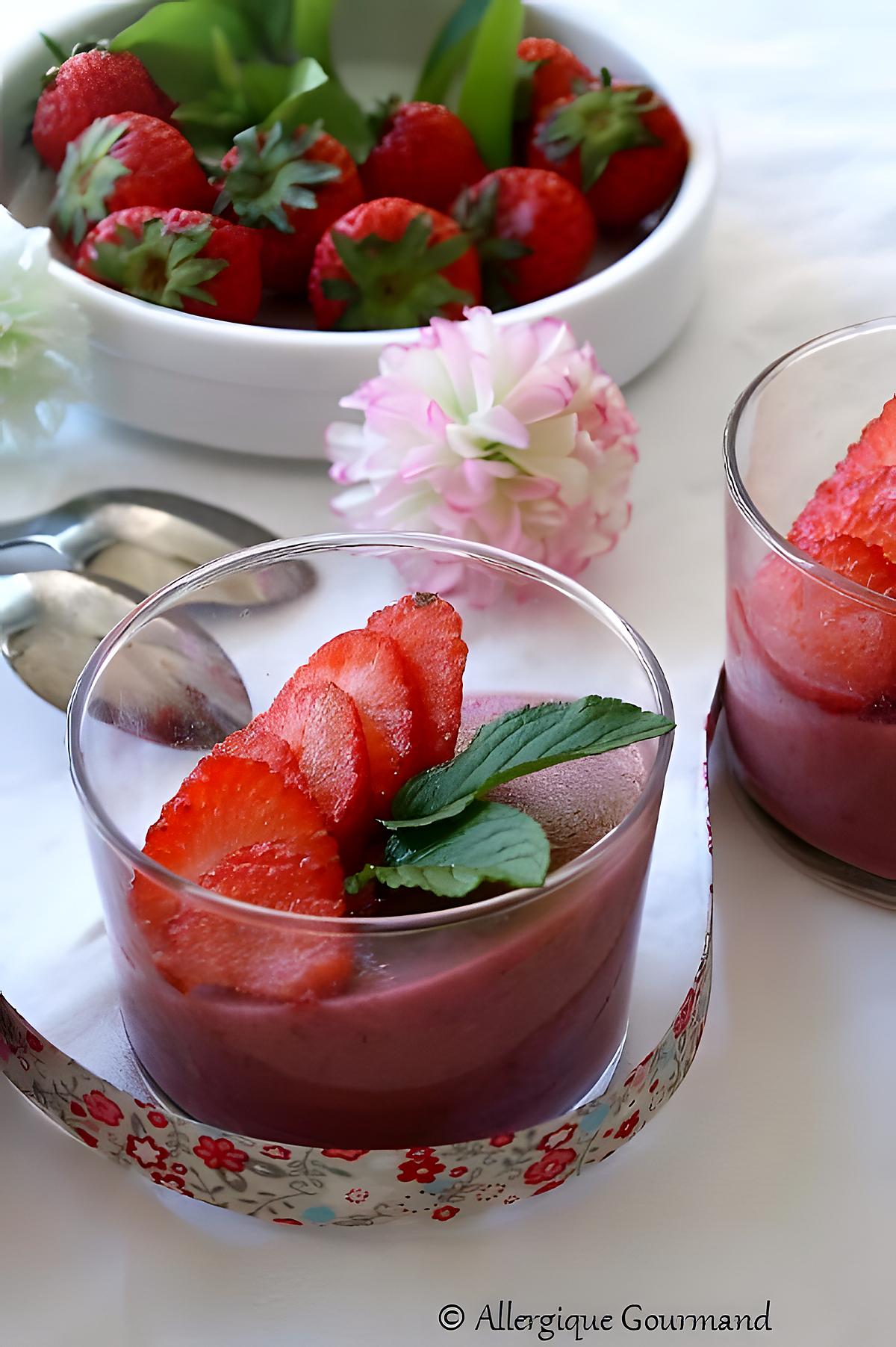 recette Panna cotta fruits rouges, bio {SANS GLUTEN / SANS OEUFS / SANS LAIT}