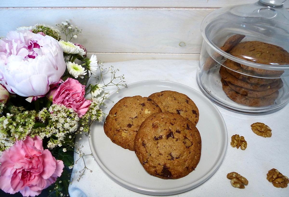 recette Cookies aux noix sans gluten et sans lactose