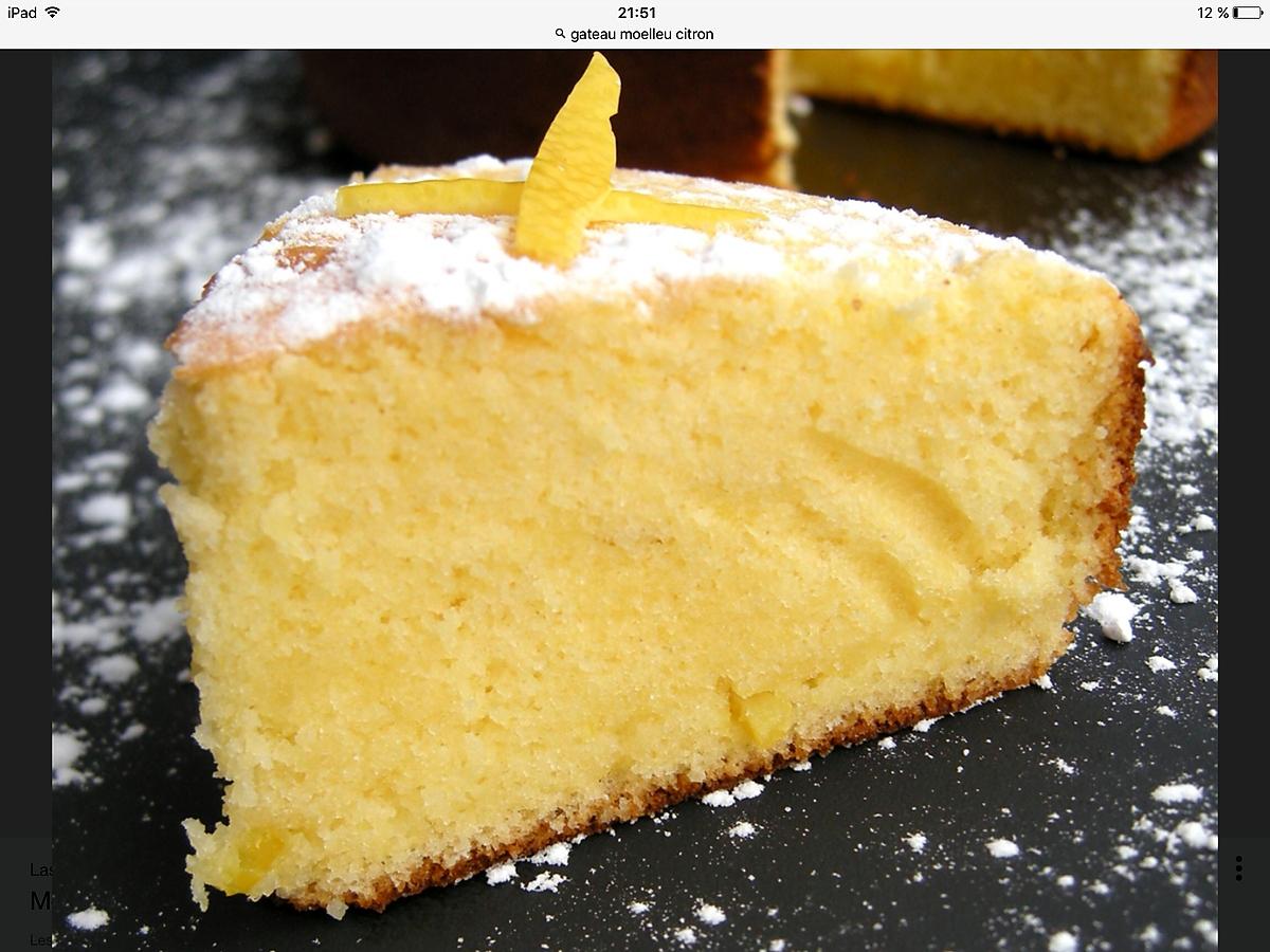 Recette De Gateau Au Citron Léger Et Moelleux