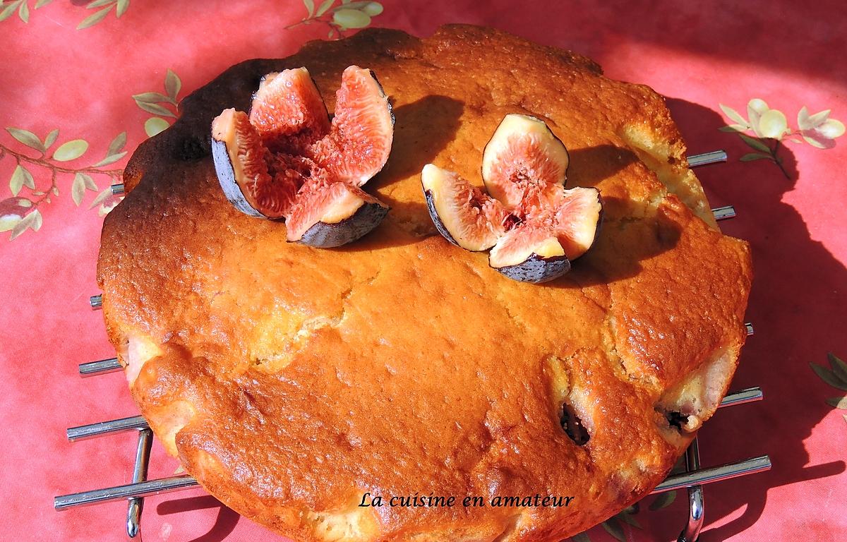 recette Gâteau yaourt aux figues
